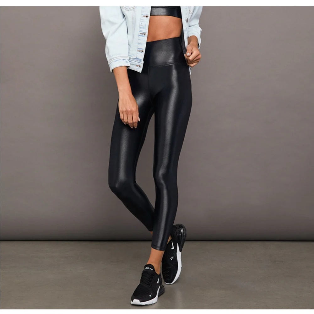 Carbone shiny leggings